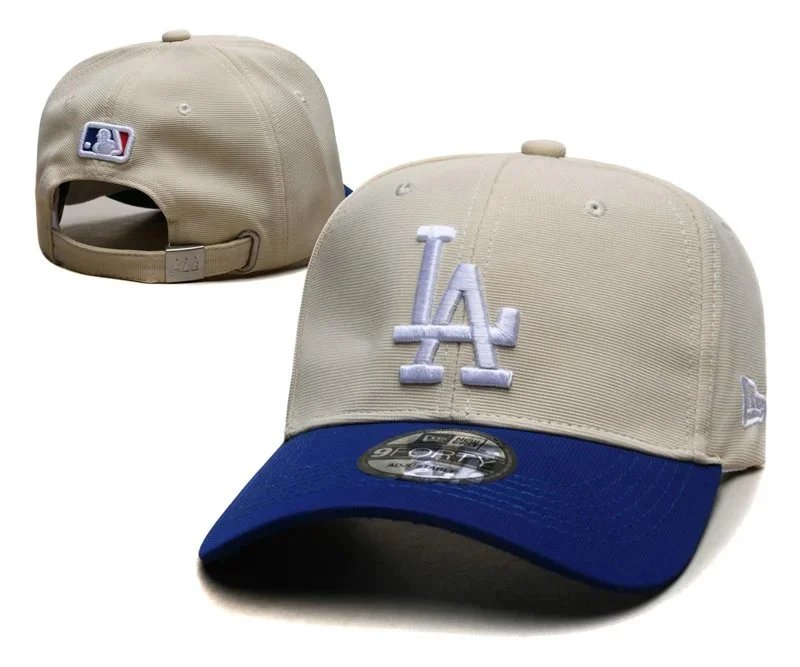 New Era Hats 9FORTY Adjustable LA Logo Baseball Cap image 13