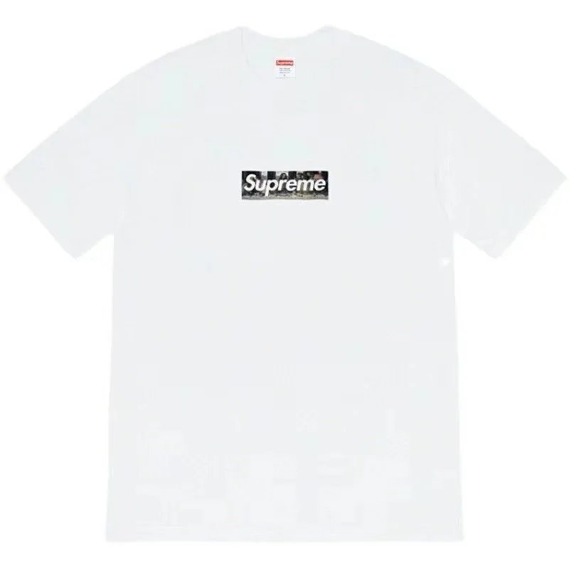 Supreme T-Shirts Box Logo Print — S024 White