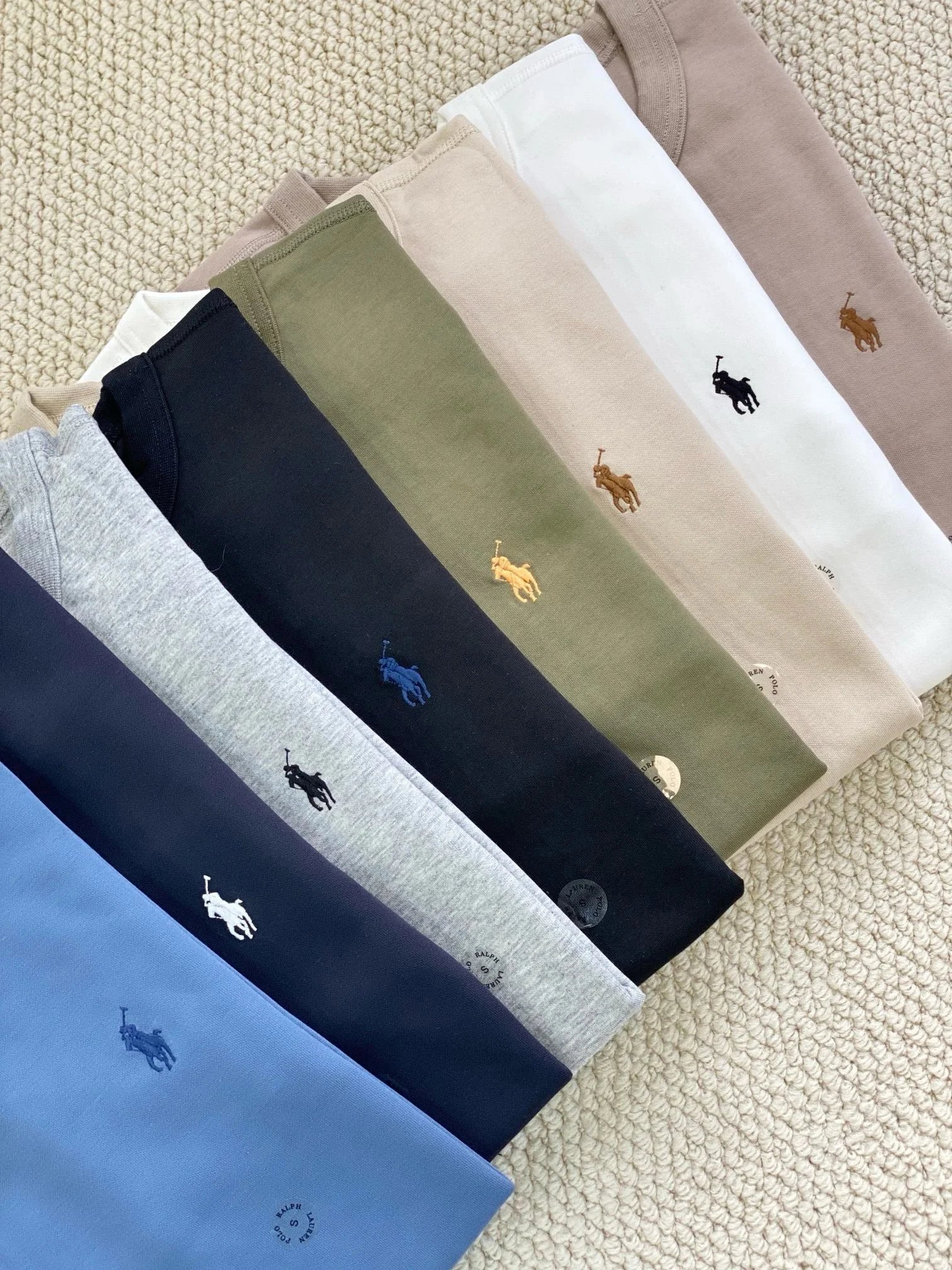 RL Basic round neck sweatshirt for men and women圆领卫衣A 8
