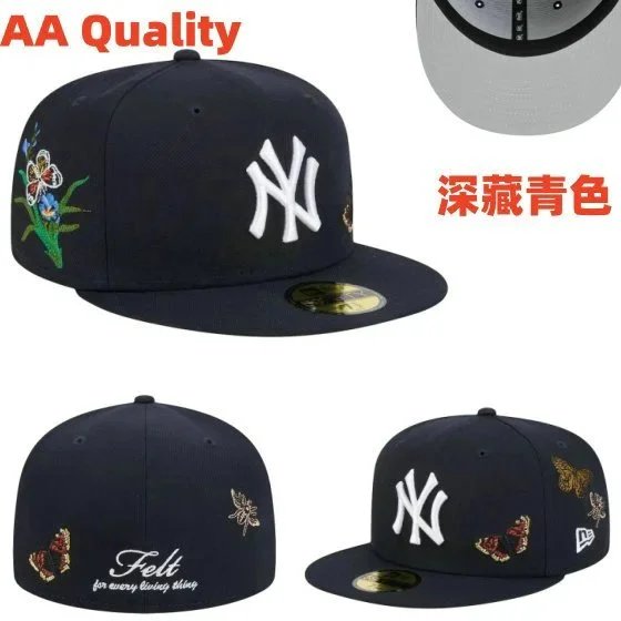 New York Yankees Hats Fitted Flat-Brim Baseball Cap — Figure 9
