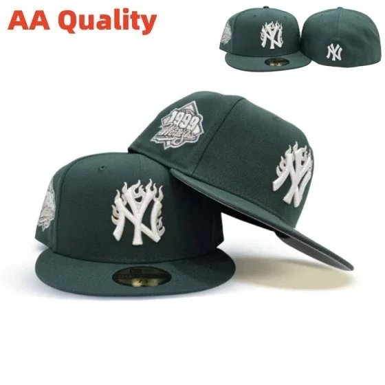 New York Yankees Hats Fitted Flat-Brim Baseball Cap — Figure 28