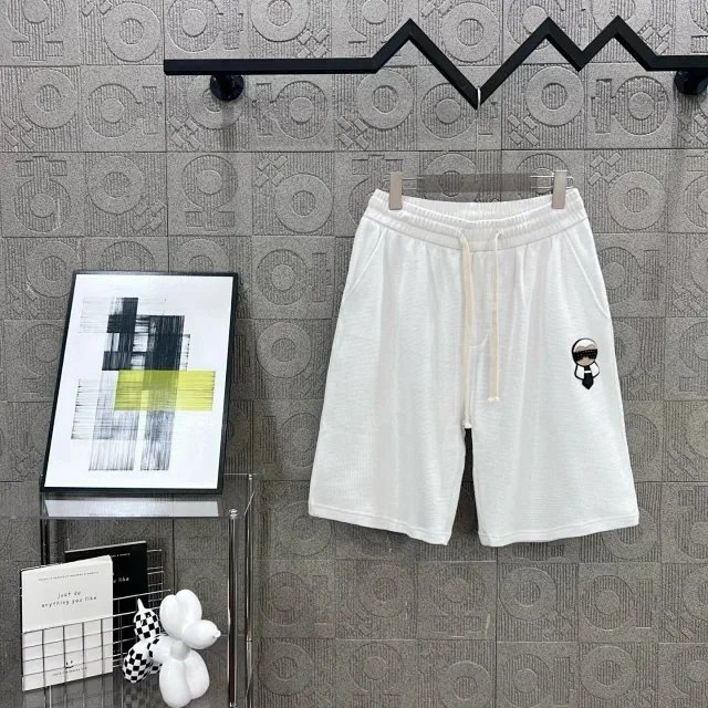 Fendi Shorts FF Jacquard Drawstring — 4