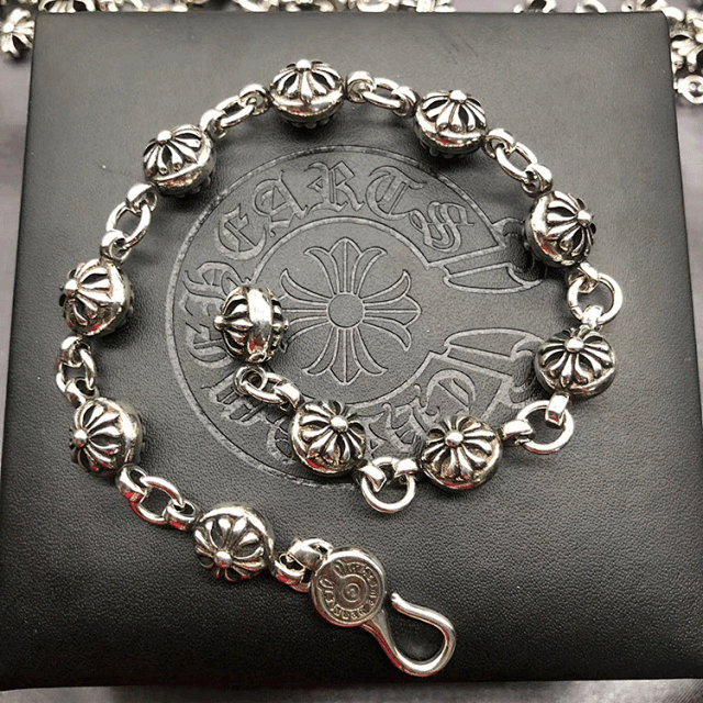 Unbranded Jewelry Floral cross link bracelet product detail image 3