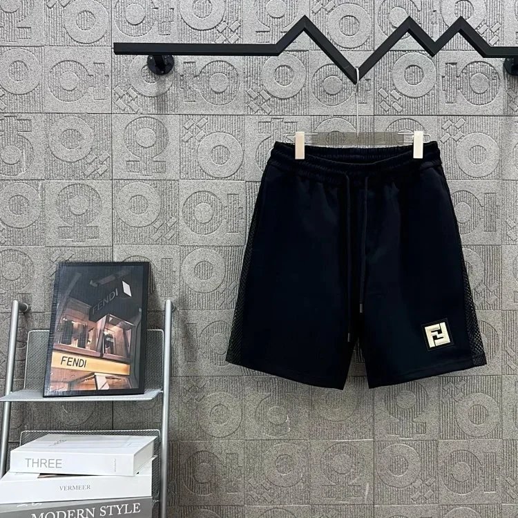 Fendi Shorts FF Jacquard Drawstring — 5