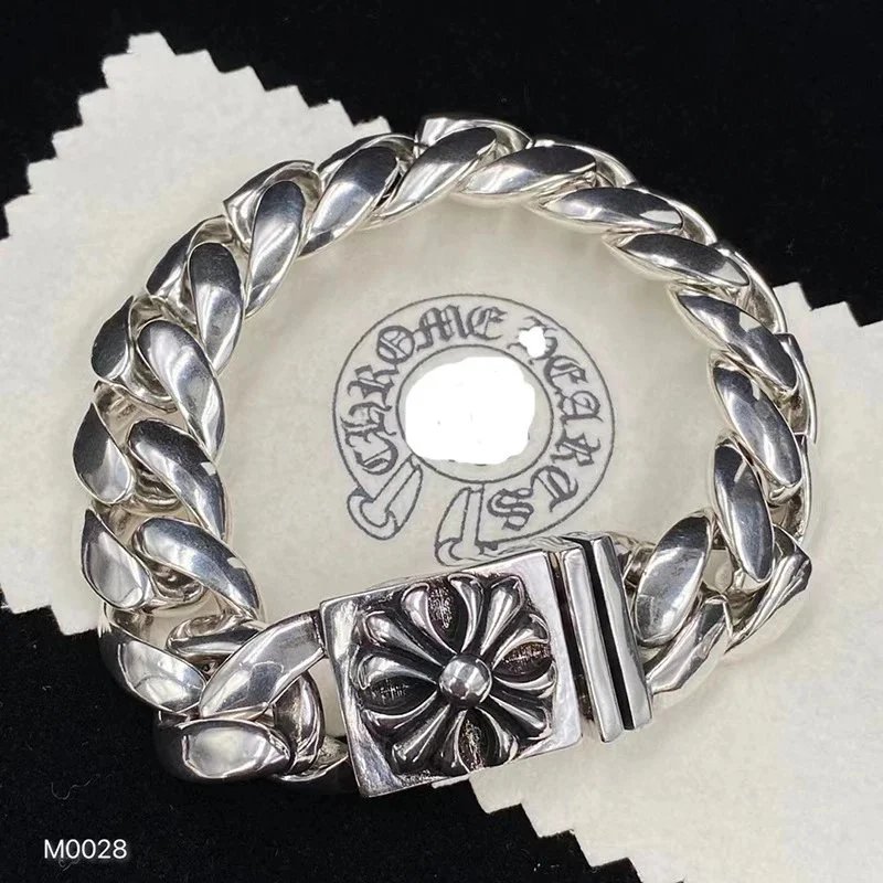Unbranded Jewelry Floral cross link bracelet — Cross Flower Head Bracelet