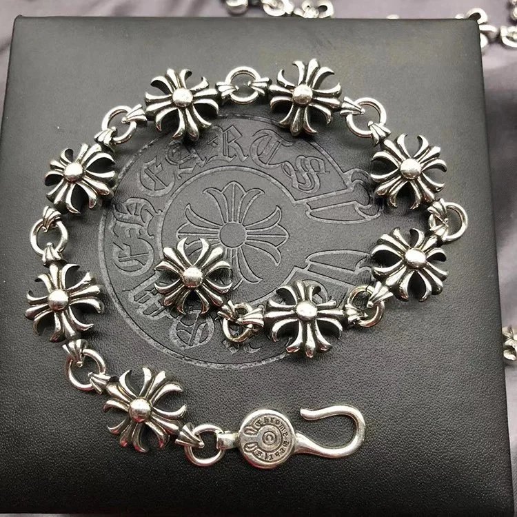 Unbranded Jewelry Floral cross link bracelet image 3