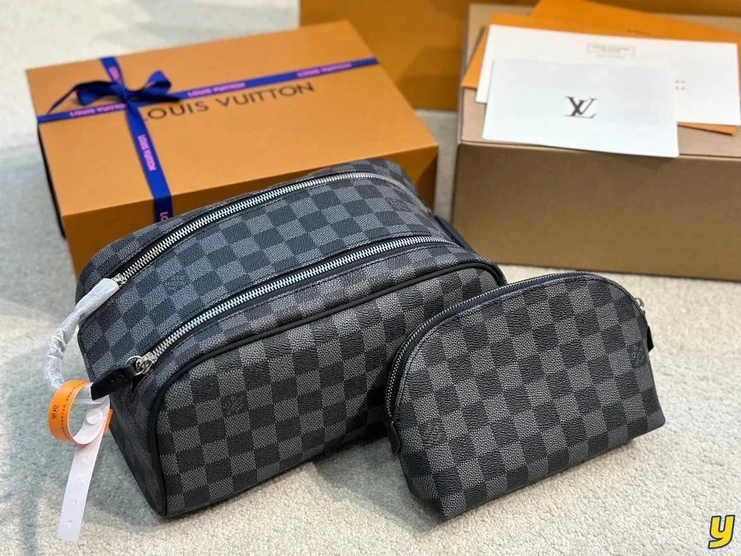 Louis Vuitton Travel Bags Monogram Double-Zip Toiletry Bag — Haig