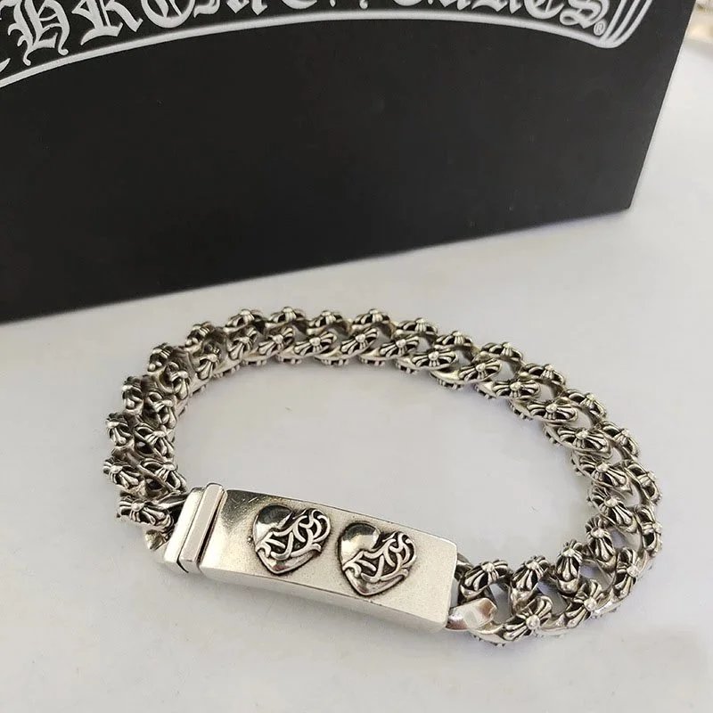 Unbranded Jewelry Floral cross link bracelet — Heart-Shaped Full Flower Bracelet