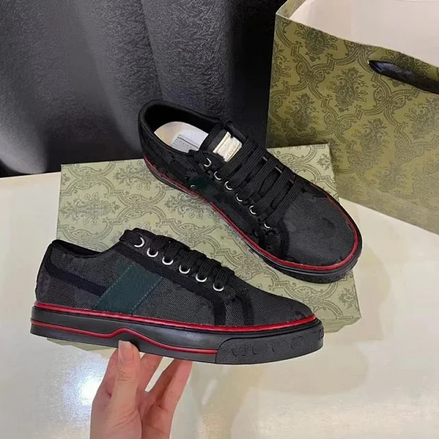 Gucci Sneakers Low-Top Canvas Web-Stripe product detail image 6