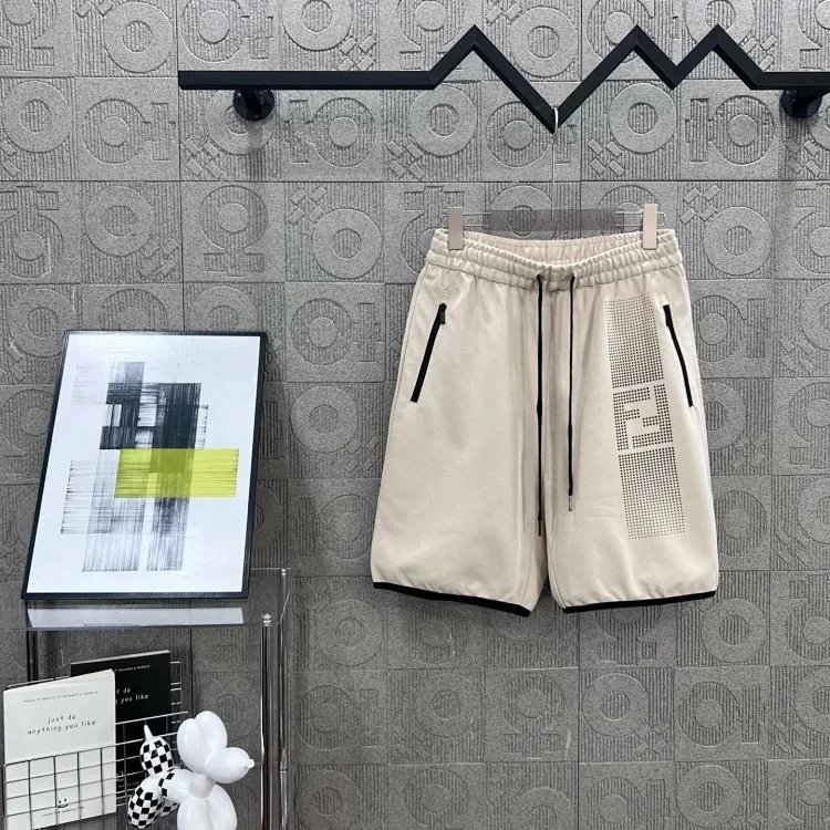 Fendi Shorts FF Jacquard Drawstring — 6