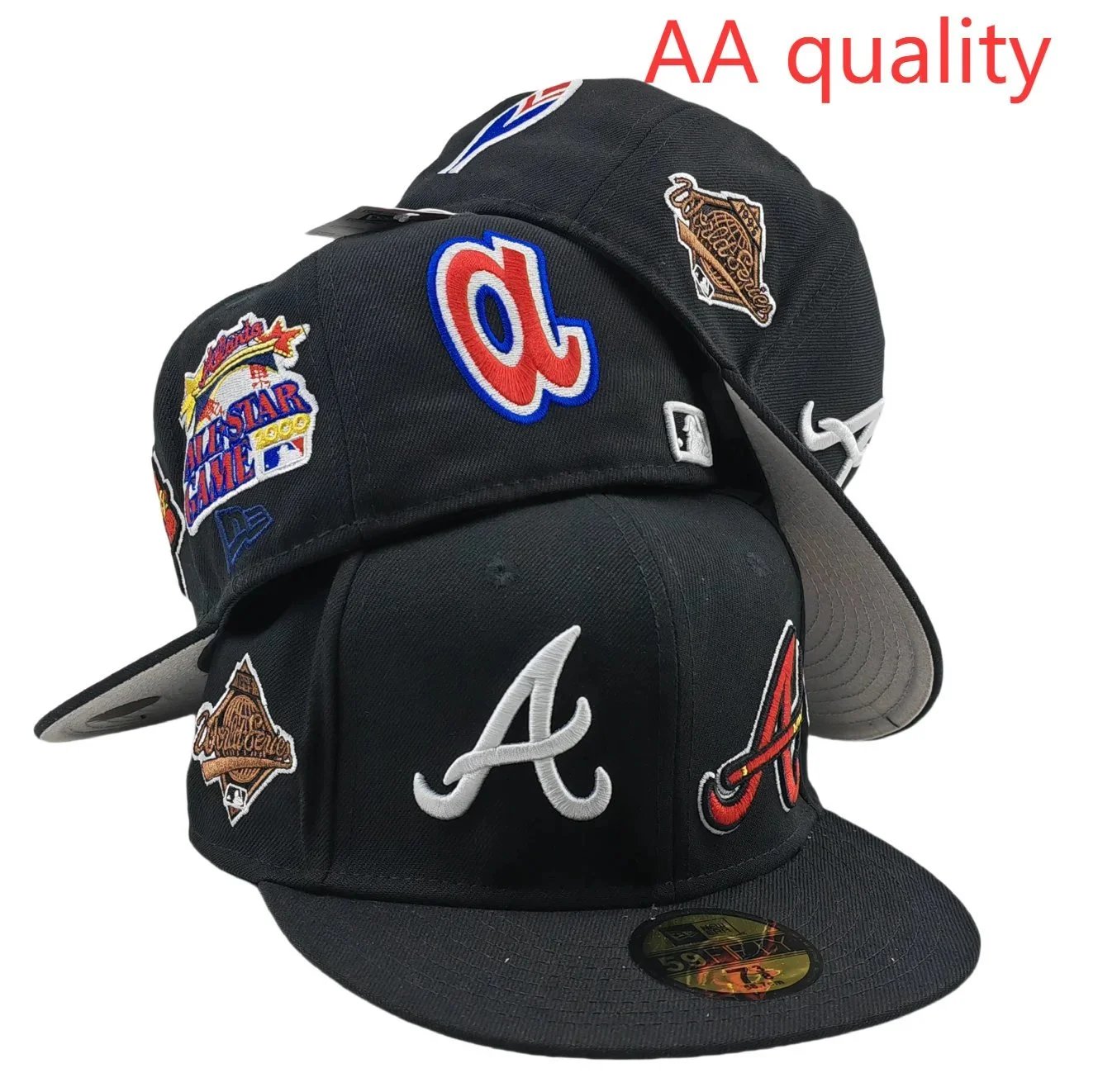 New Era Hats 59FIFTY Atlanta Braves fitted flat-brim cap image 11
