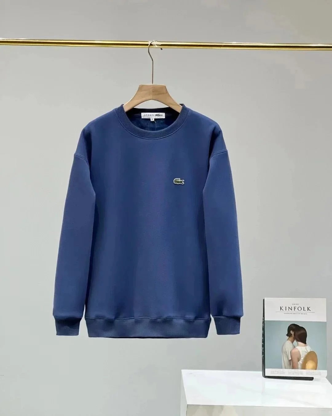 Lacoste Hoodies & Sweatshirts Crewneck sweatshirt with crocodile logo patch image 7