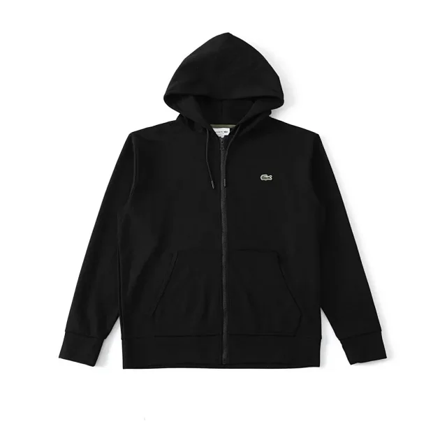 Lacoste Hoodies & Sweatshirts Zip-Up Hooded Sweatshirt with Crocodile Logo product detail image 3