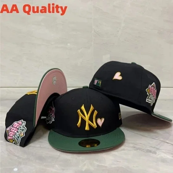 New York Yankees Hats Fitted Flat-Brim Baseball Cap product detail image 6