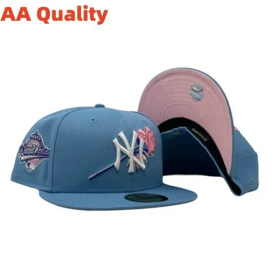 New York Yankees Hats Fitted Flat-Brim Baseball Cap — Figure 5