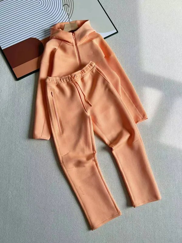 Nike Tracksuits NOCTA FD8454 Hooded Zip-Up Tracksuit — Orange suit