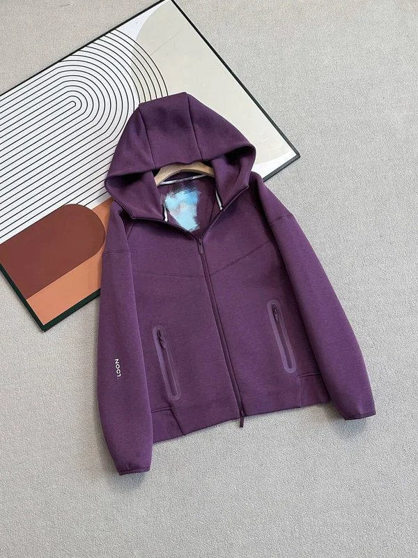 Nike Tracksuits NOCTA FD8454 Hooded Zip-Up Tracksuit — Dark purple coat