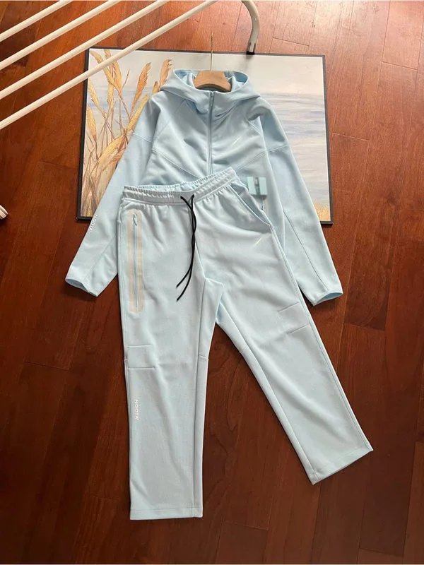 Nike Tracksuits NOCTA FD8454 Hooded Zip-Up Tracksuit — Light blue FD8454 set