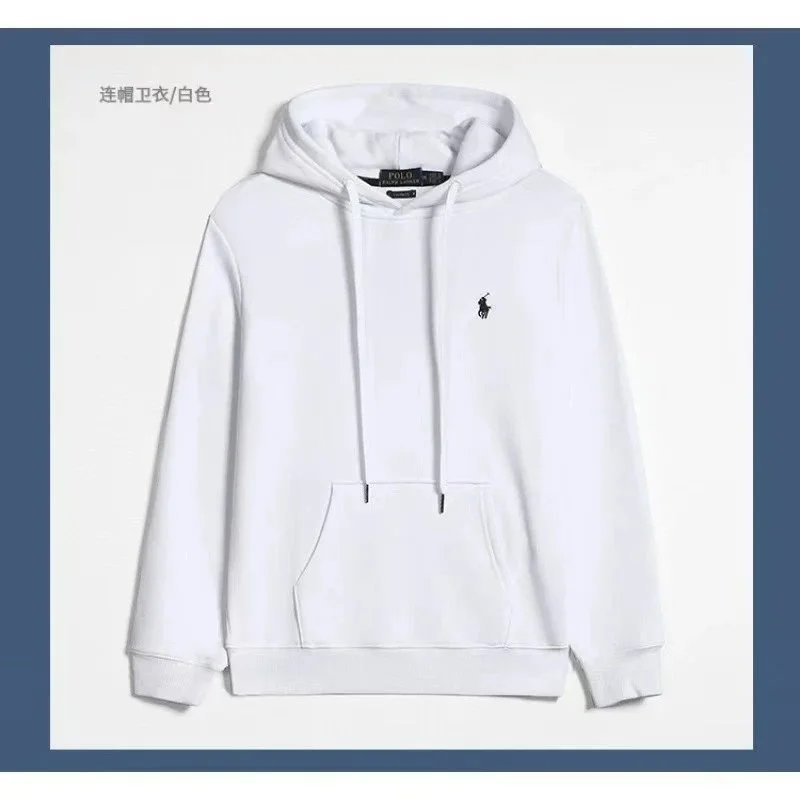 3-Pullover White with Black Logo