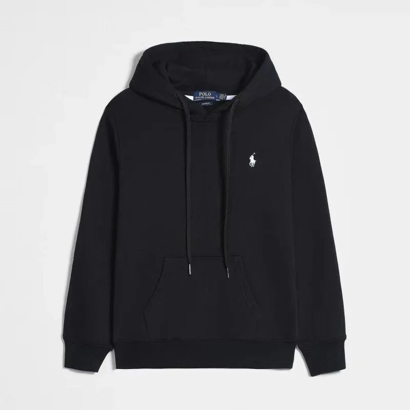 3-Pullover Black with White Logo