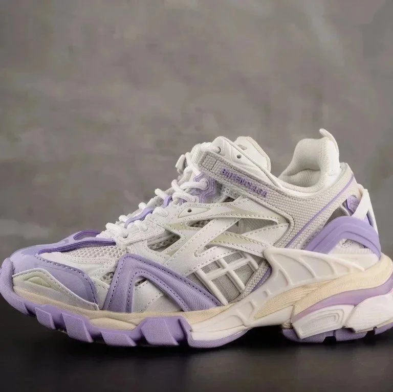 Track White Purple