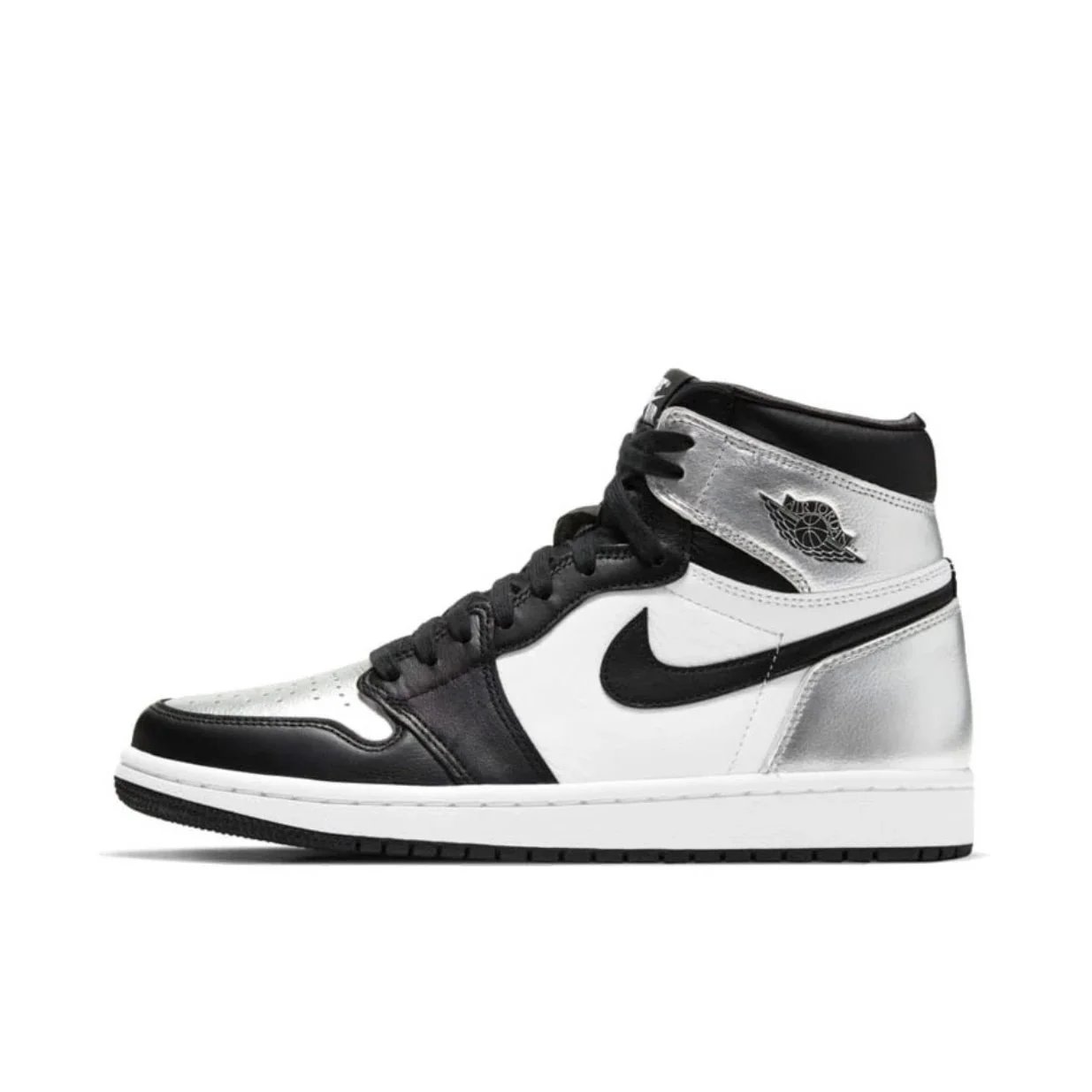 Black Silver Toes