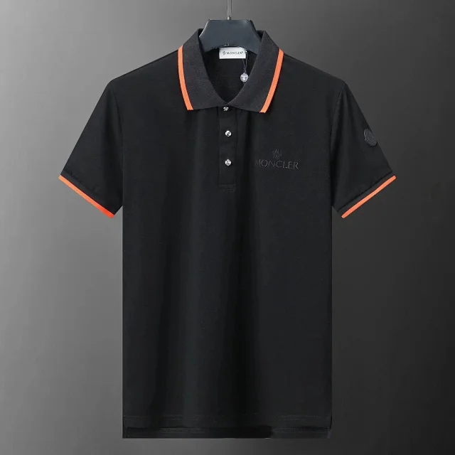 Moncler Shirts Short-Sleeve Logo Polo Shirt product detail image 15