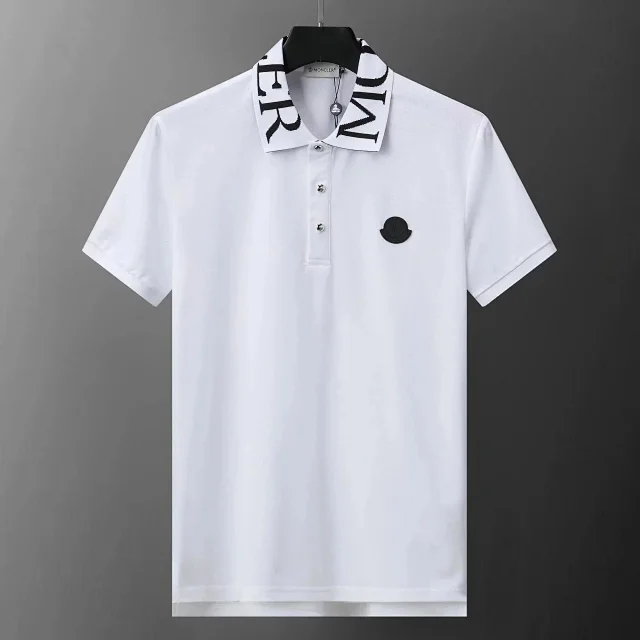 Moncler Shirts Short-Sleeve Logo Polo Shirt product detail image 12