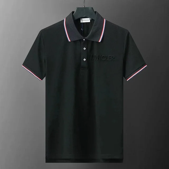 Moncler Shirts Short-Sleeve Logo Polo Shirt product detail image 14