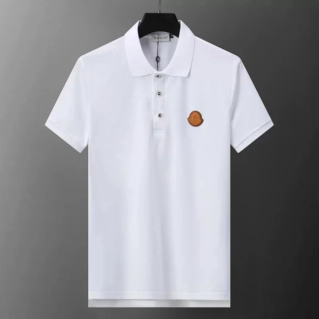 Moncler Shirts Short-Sleeve Logo Polo Shirt product detail image 11