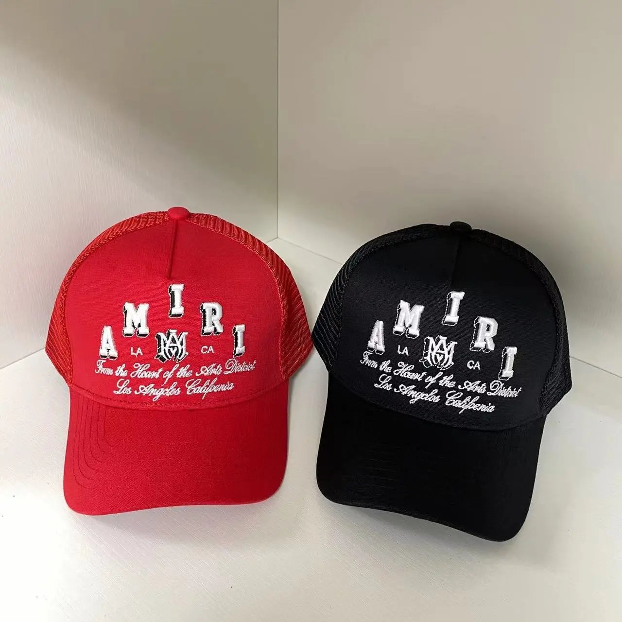 Amiri Embroidered Baseball Cap Multicolor - Gallery Image 3 - Detailed View