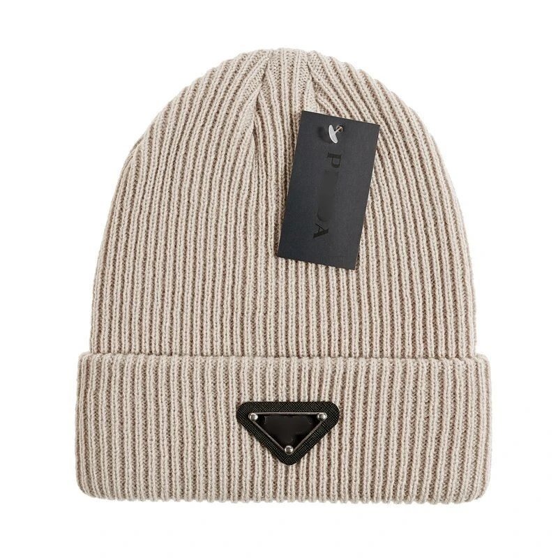 Winter Knit Beanie Hat Unisex Windproof Toffee - Prada - Cnfans - $10.16