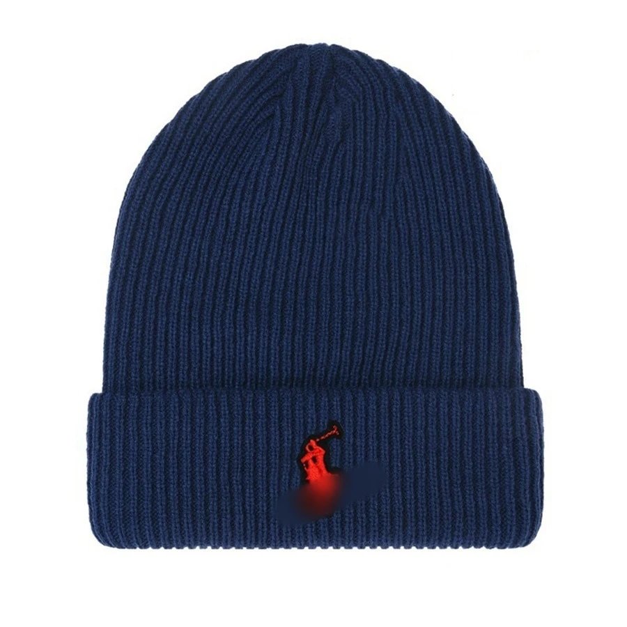 Winter Knit Beanie Hat Warm Outdoor Cap, Navy - Other - Cnfans - $10.16