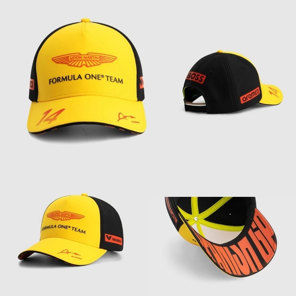 Racing F1 Car Sunshade Baseball Cap Saffron - Other - Cnfans - $10.16