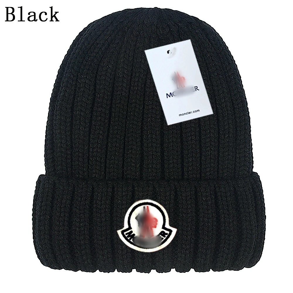 Ribbed Knit Winter Beanie Warm Hat Unisex Ivory White - Gallery Image 3 - Detailed View