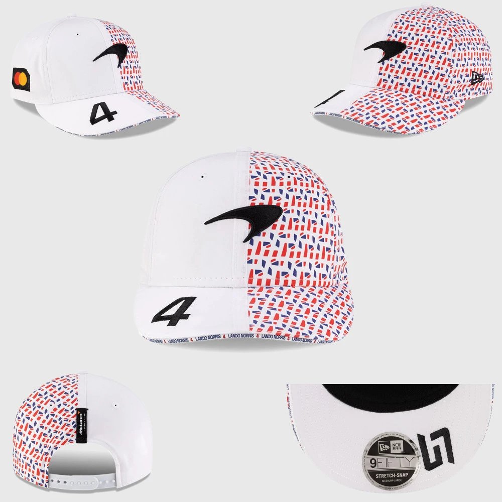 Embroidered Racing F1 Car Visor Cap, Chartreuse - Other - Cnfans - $10.16