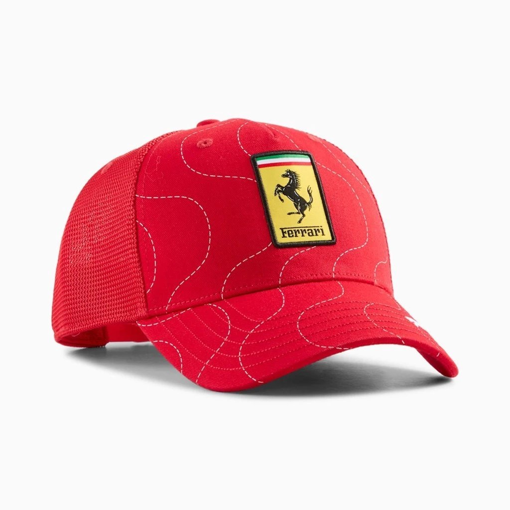 Embroidered Racing Baseball Cap Sunhat, Crimson - Other - Cnfans - $10.16