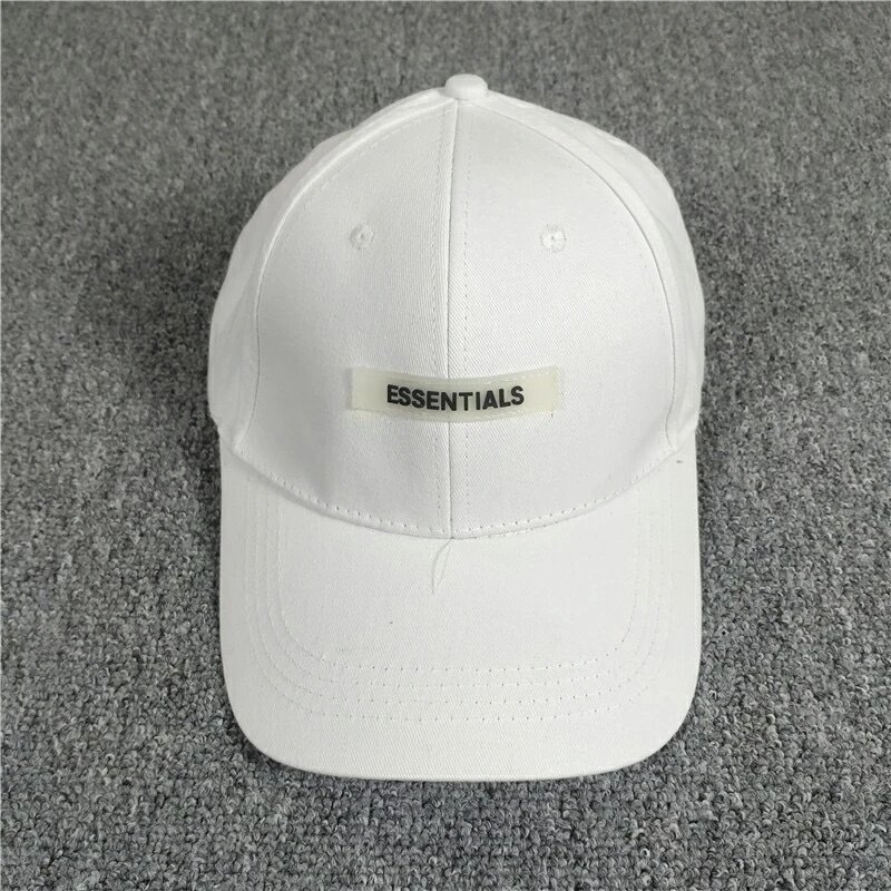 Casual Cotton Baseball Cap Unisex Dad Hat - Off White - Essentials - Cnfans - $15.16