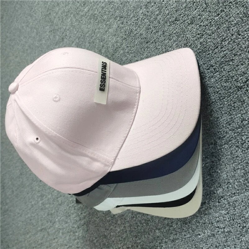 Casual Baseball Cap Cotton Blend Unisex Hat Ecru - Gallery Image 1 - Detailed View