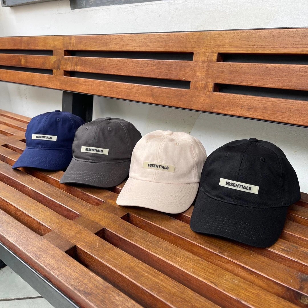 Casual Cotton Baseball Cap Unisex Headwear - Navy - Gallery Image 1 - Detailed View