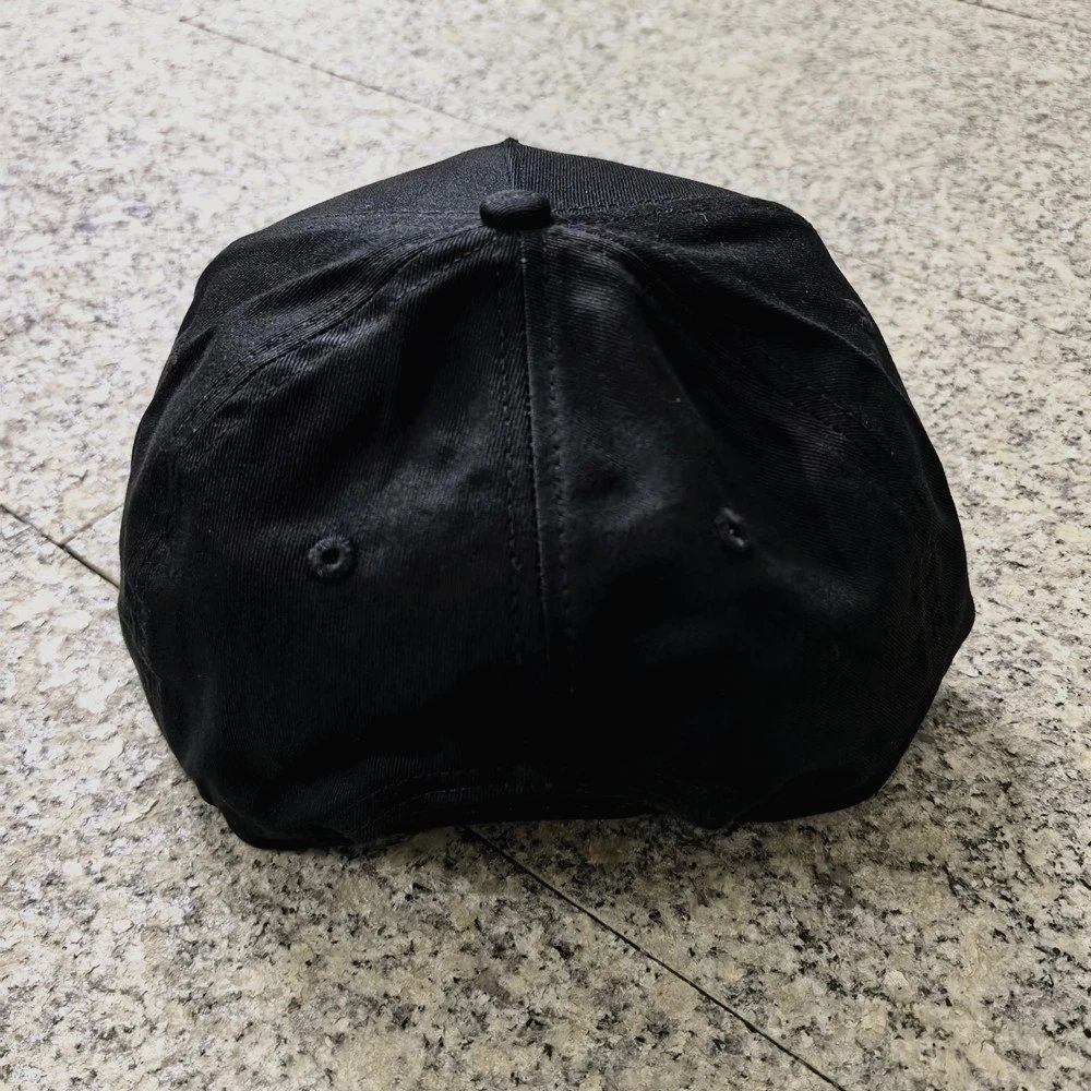 Rhude Embroidered Baseball Cap Black - Gallery Image 3 - Detailed View