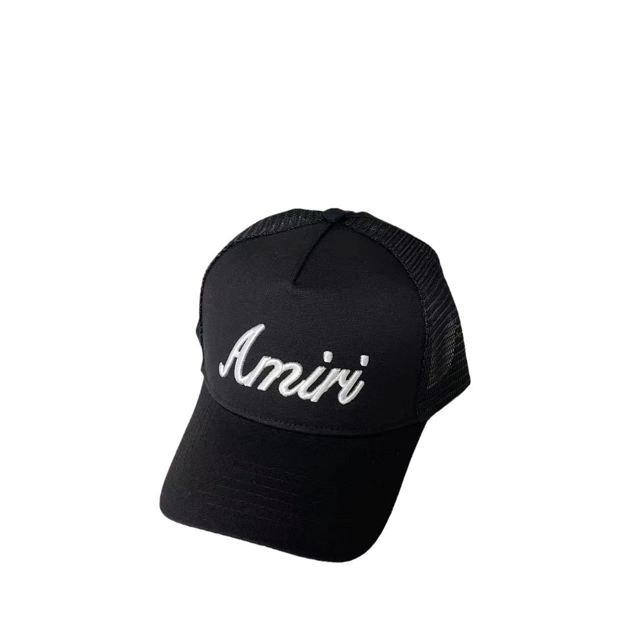 Amiri Embroidered Baseball Cap Black - Gallery Image 5 - Detailed View