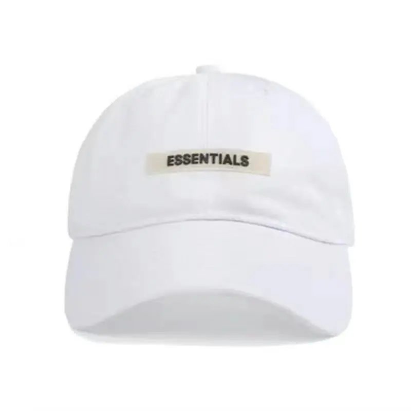 Casual Cotton Baseball Cap Unisex Headwear - Navy - Gallery Image 5 - Detailed View