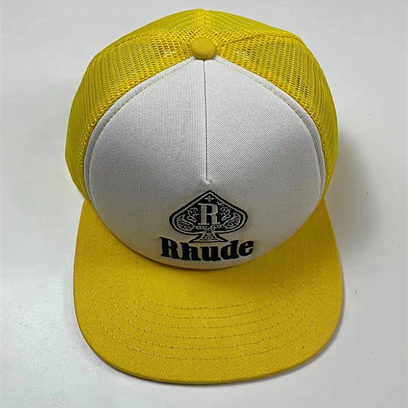 Rhude Embroidered Logo Cap Multicolor - Gallery Image 5 - Detailed View