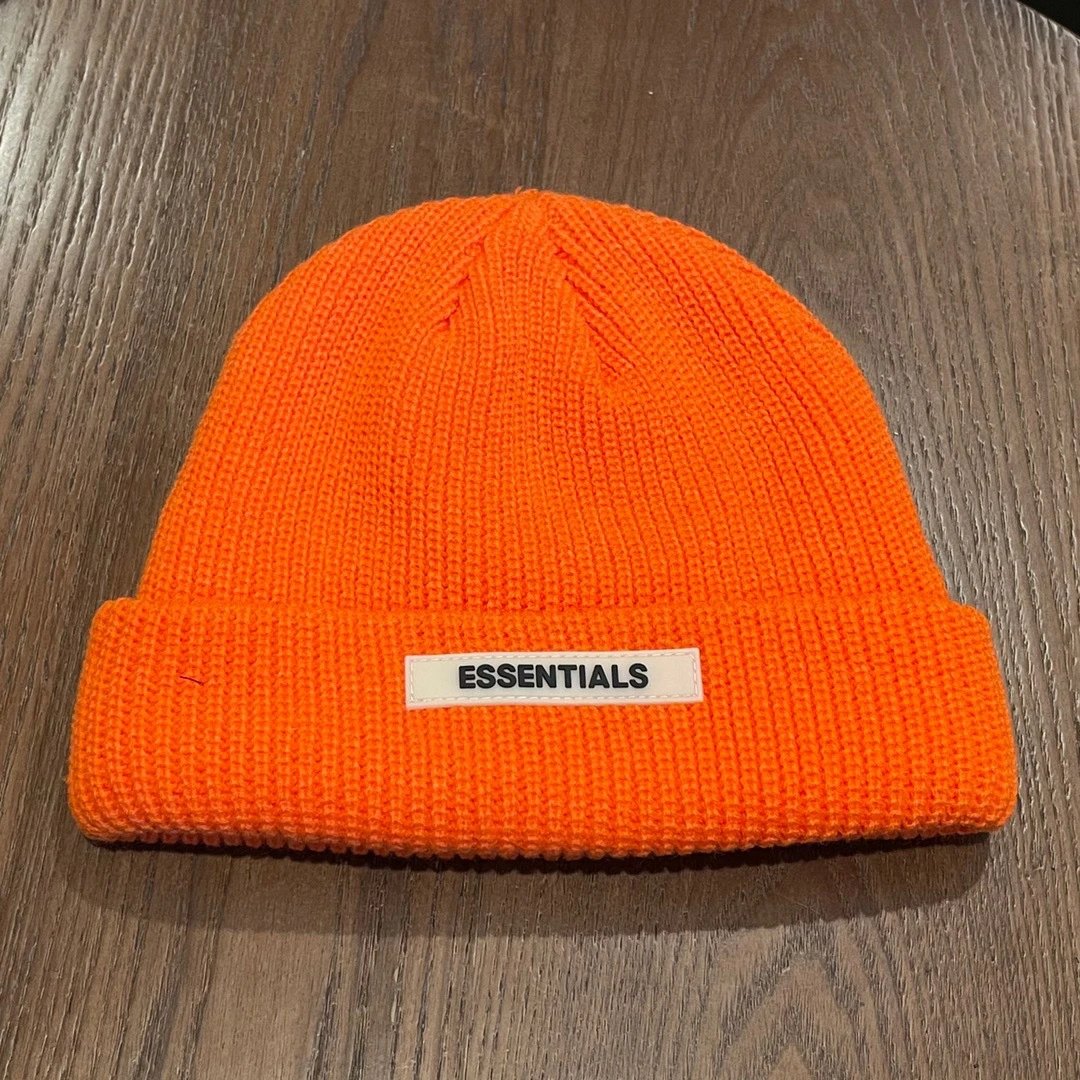 Unisex Ribbed Knit Beanie Winter Hat Burnt Orange - Essentials - Cnfans - $14.84
