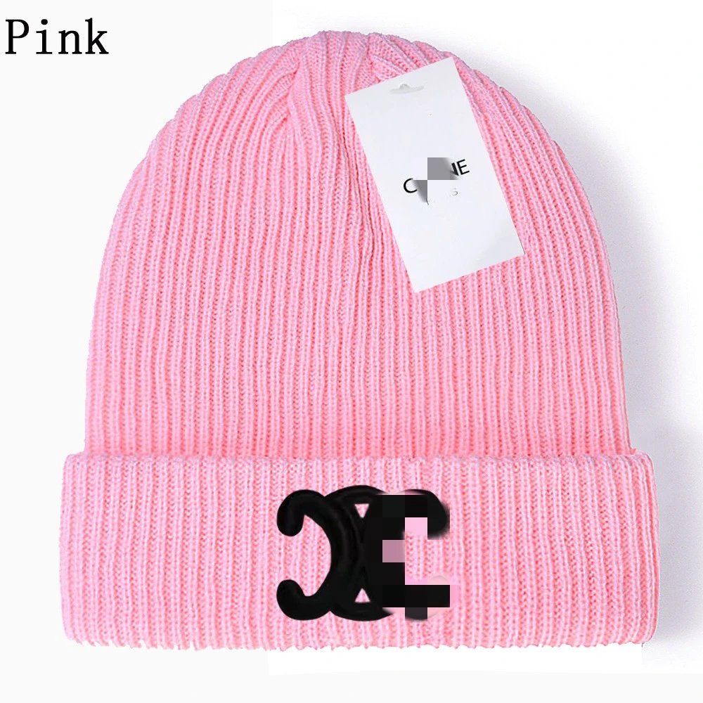 Casual Knit Beanie Winter Hat Unisex Cobalt - Gallery Image 7 - Detailed View