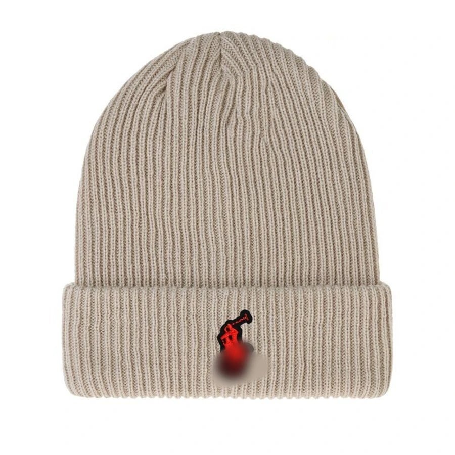 Winter Knit Beanie Hat Outdoor Warm Headwear - Ecru - Other - Cnfans - $10.16