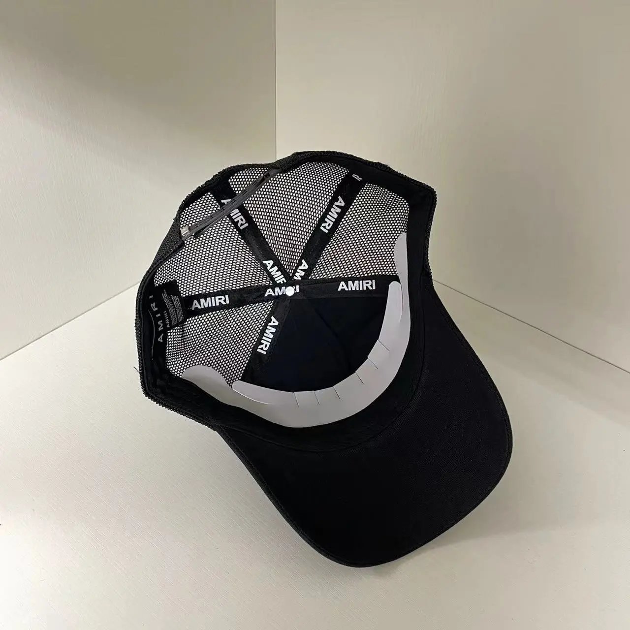 Amiri Embroidered Baseball Cap Black - Gallery Image 4 - Detailed View