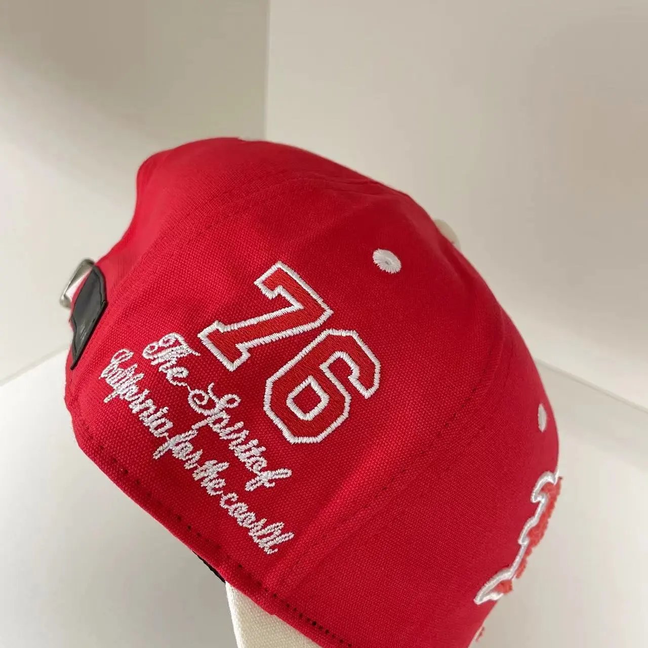 Amiri Colorblock Embroidered Cap Multicolor - Gallery Image 4 - Detailed View