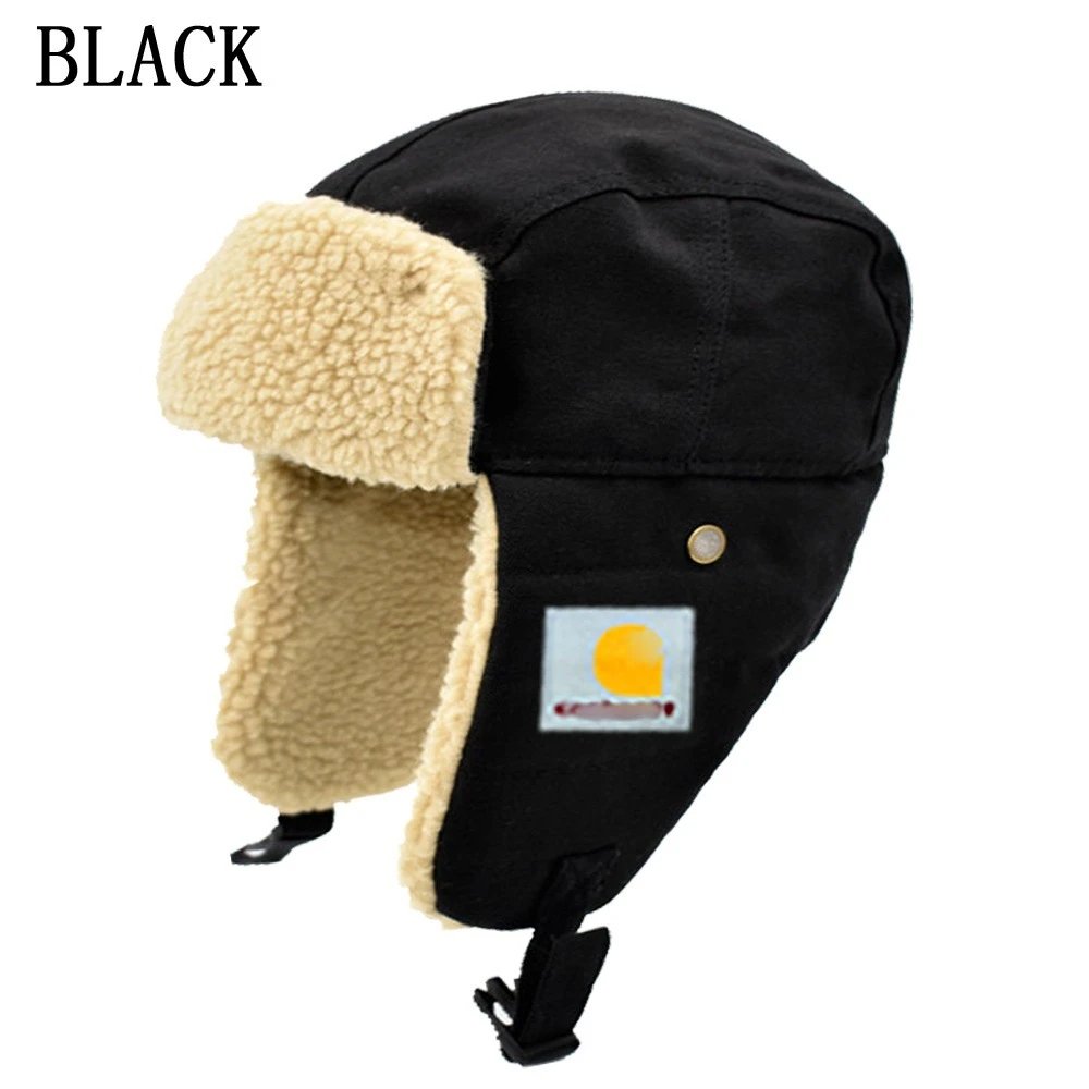 Winter Fleece Ushanka Trapper Hat Outdoor Earflap Onyx - Other - Cnfans - $11.45